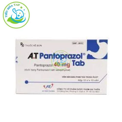 A.T Pantoprazol 40mg Tab - Hộp 1 chai 100 viên